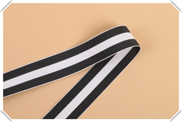 Black and white black polyester hat ribbon thread yarns with high quality clothing accessories. Black and white black polyester hat ribbon thread yarns with high quality clothing accessories.