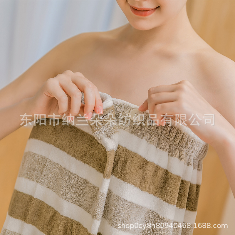 Factory Direct Sales Coral Fleece Anti-Exposure Bath Skirt Kit Wearable Bath Towels Water-Absorbing Quick-Drying Sweet Bow Hair Drying Hat Factory Direct Sales Coral Fleece Anti-Exposure Bath Skirt Kit Wearable Bath Towels Water-Absorbing Quick-Drying Sweet Bow Hair Drying Hat