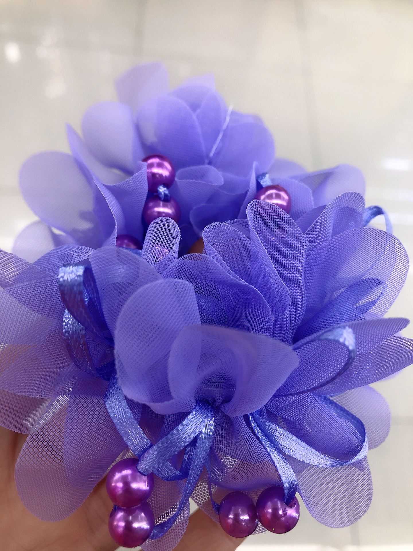 Cute Princess Pearl Yarn Hair Ring Student Performance Wrist Flower Hair Accessories Girls Updo Flower Hair Rope Wholesale Cute Princess Pearl Yarn Hair Ring Student Performance Wrist Flower Hair Accessories Girls Updo Flower Hair Rope Wholesale