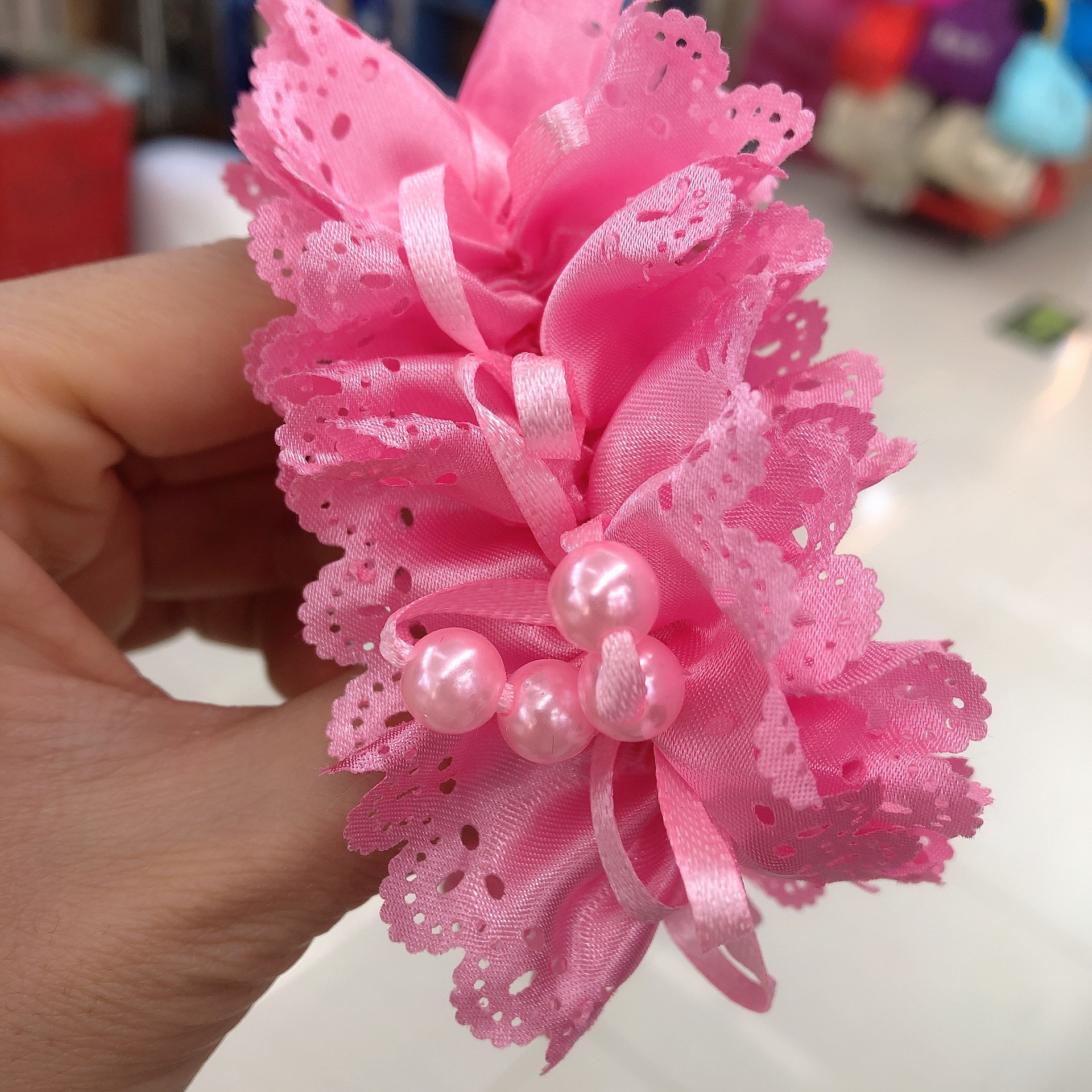 Cute Princess Pearl Yarn Hair Ring Student Performance Wrist Flower Hair Accessories Girls Updo Flower Hair Rope Wholesale Cute Princess Pearl Yarn Hair Ring Student Performance Wrist Flower Hair Accessories Girls Updo Flower Hair Rope Wholesale