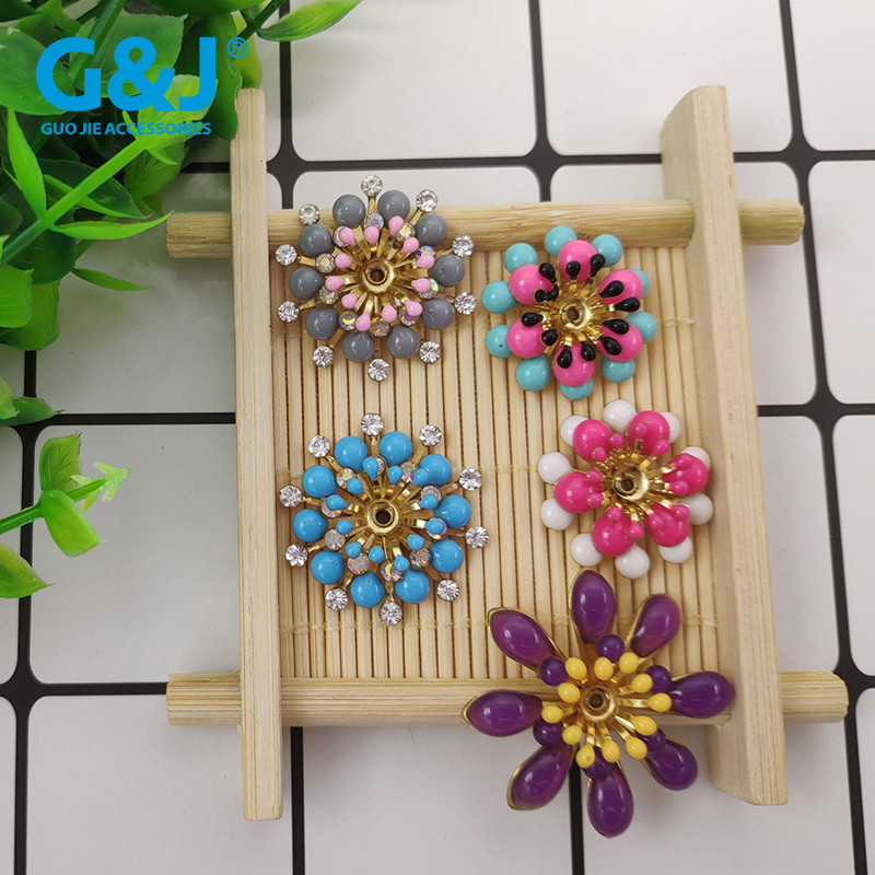 Hand knotted colorful metal multi - layer combination in the hole hand sewing headdress flower accessories accessories Hand knotted colorful metal multi - layer combination in the hole hand sewing headdress flower accessories accessories