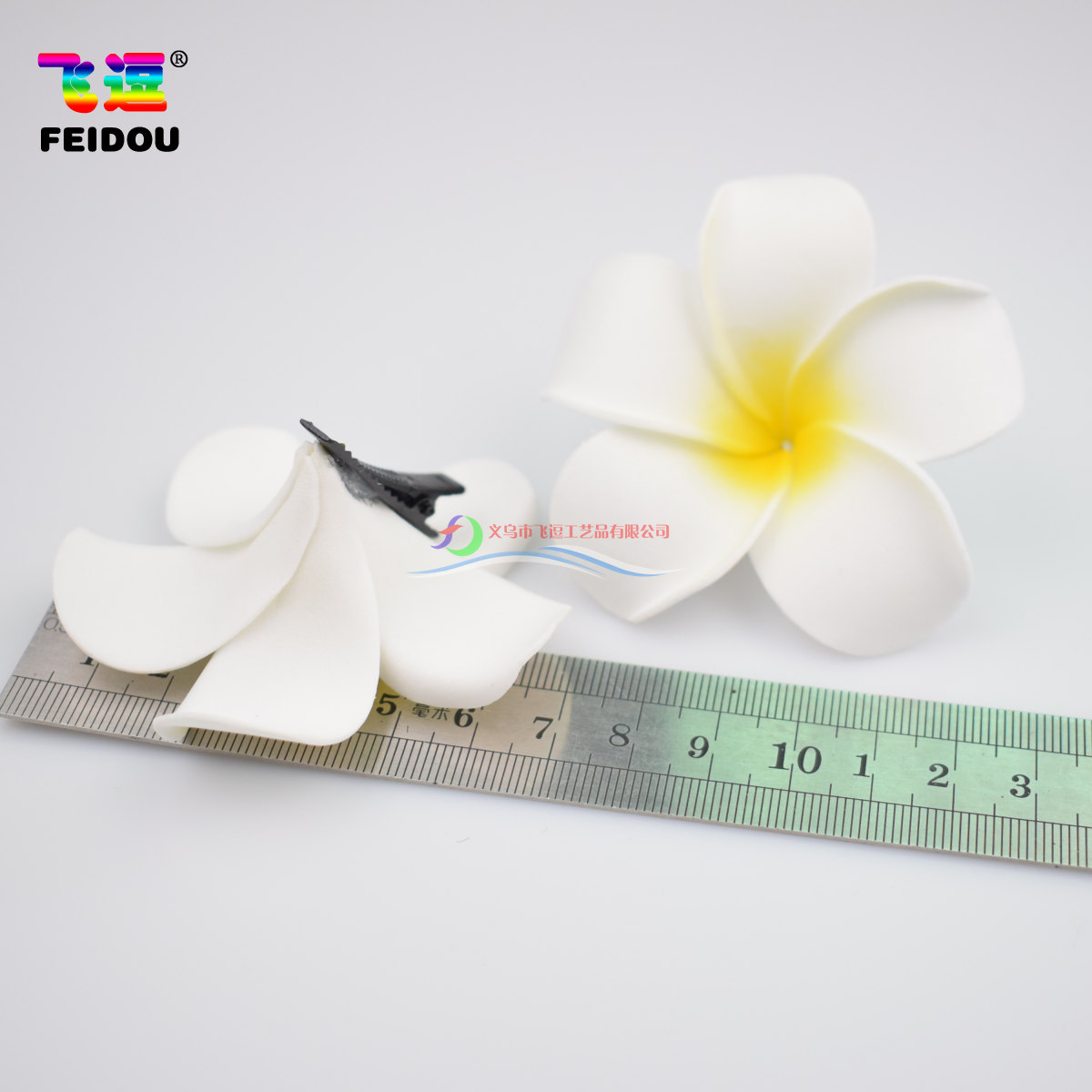 45791130cm Plumeria Rubra Headdress Simulation Eva Hawaiian Headdress Flower Swimsuit Travel Seaside PE Flower