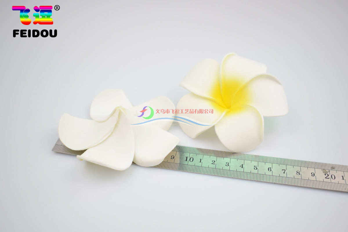 45791130cm Plumeria Rubra Headdress Simulation Eva Hawaiian Headdress Flower Swimsuit Travel Seaside PE Flower