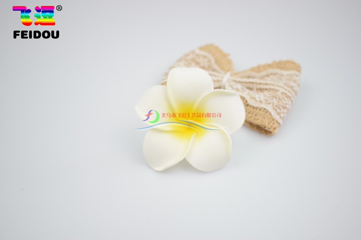 45791130cm Plumeria Rubra Headdress Simulation Eva Hawaiian Headdress Flower Swimsuit Travel Seaside PE Flower