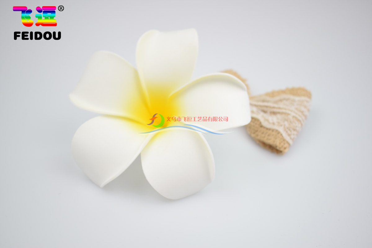 45791130cm Plumeria Rubra Headdress Simulation Eva Hawaiian Headdress Flower Swimsuit Travel Seaside PE Flower