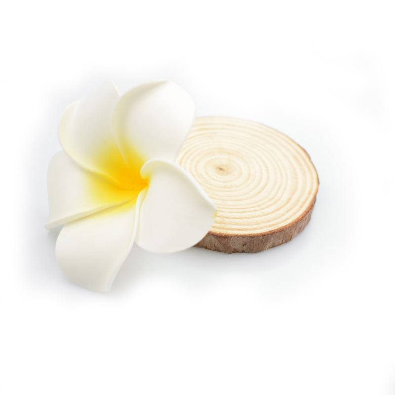45791130cm Plumeria Rubra Headdress Simulation Eva Hawaiian Headdress Flower Swimsuit Travel Seaside PE Flower
