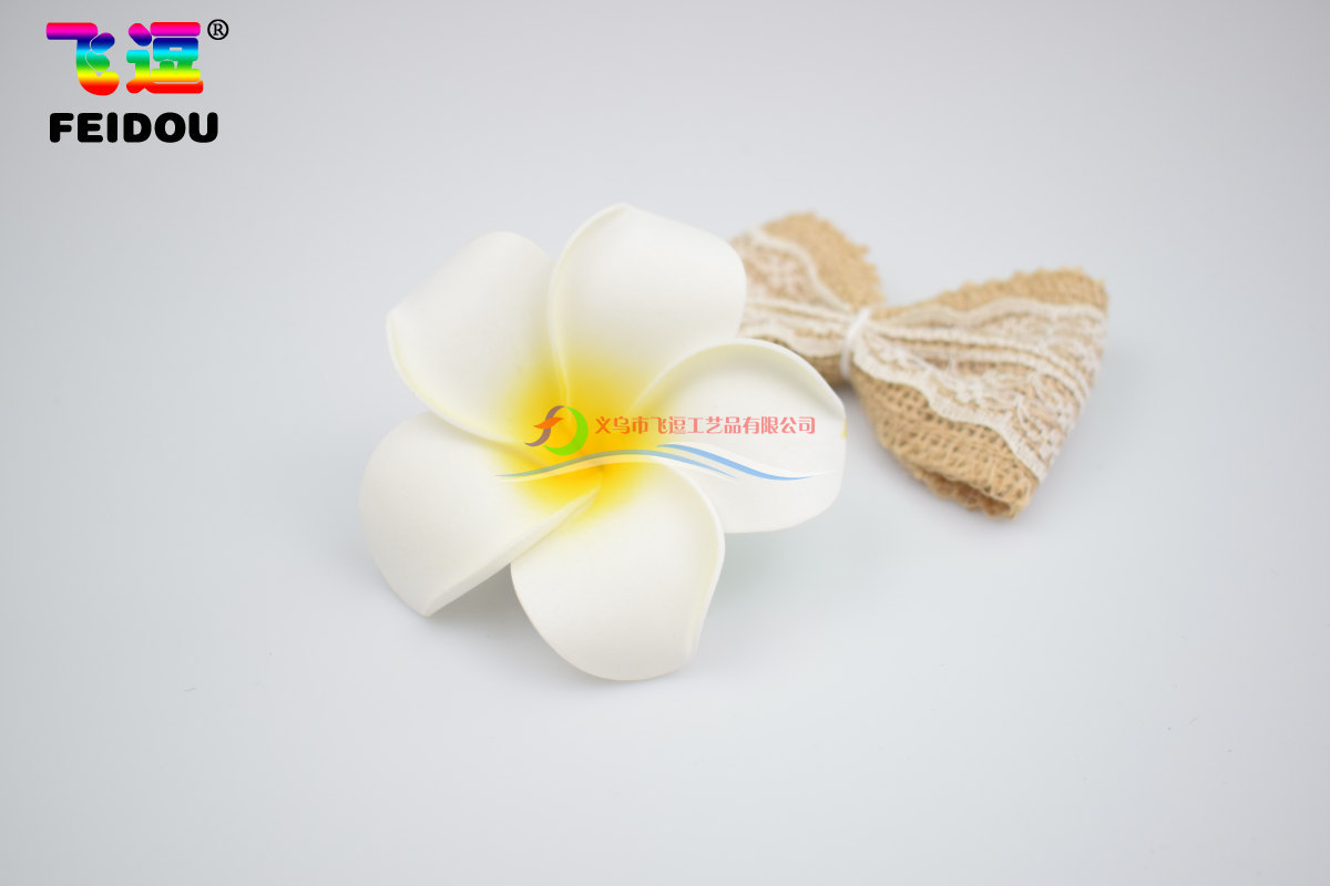 45791130cm Plumeria Rubra Headdress Simulation Eva Hawaiian Headdress Flower Swimsuit Travel Seaside PE Flower