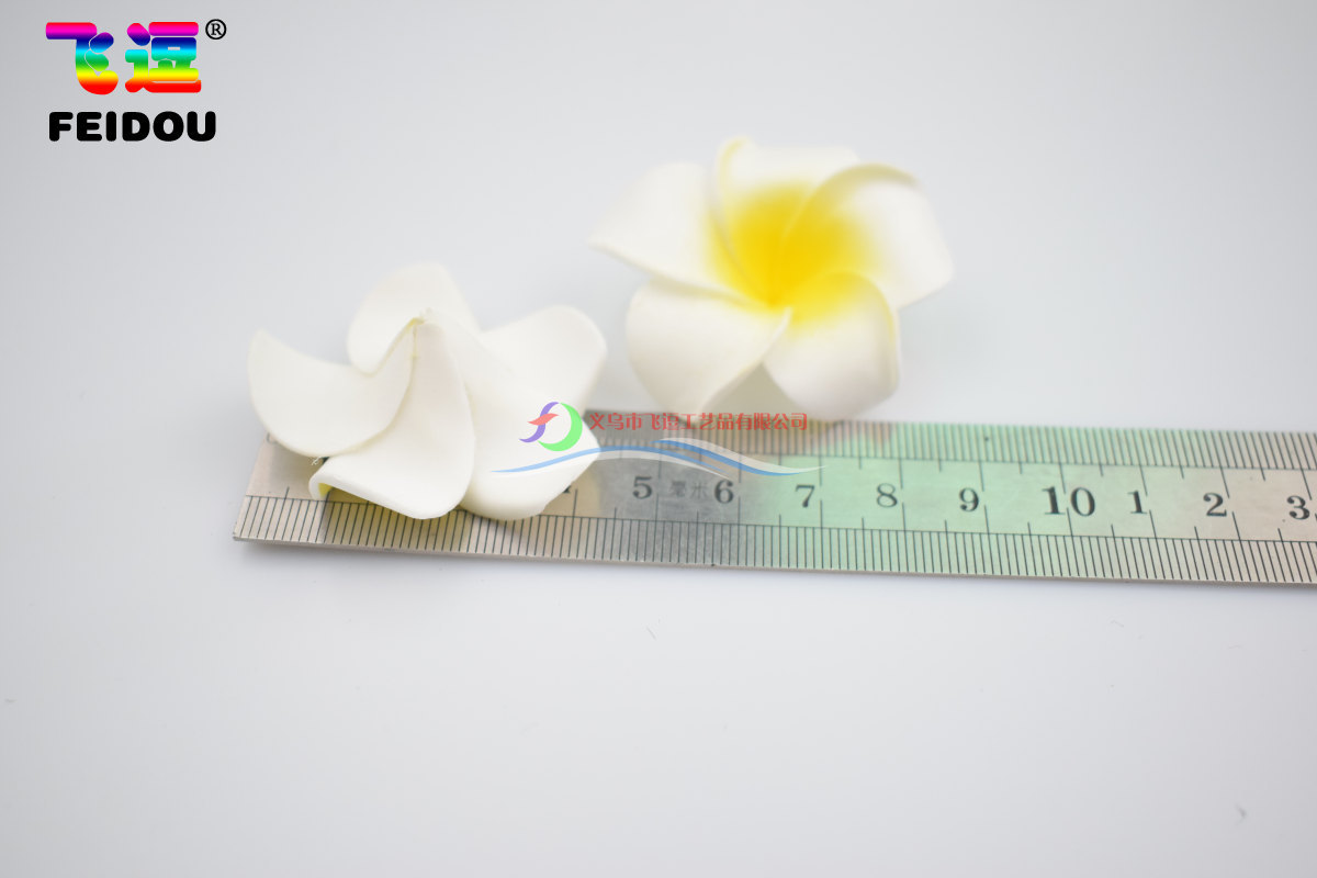 45791130cm Plumeria Rubra Headdress Simulation Eva Hawaiian Headdress Flower Swimsuit Travel Seaside PE Flower