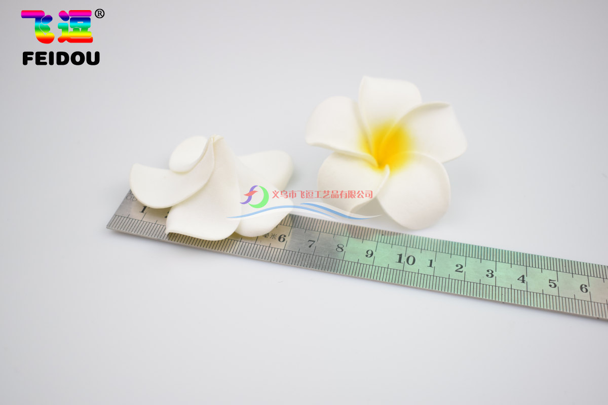 45791130cm Plumeria Rubra Headdress Simulation Eva Hawaiian Headdress Flower Swimsuit Travel Seaside PE Flower