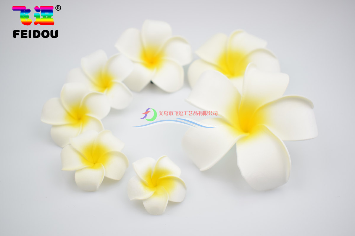 45791130cm Plumeria Rubra Headdress Simulation Eva Hawaiian Headdress Flower Swimsuit Travel Seaside PE Flower