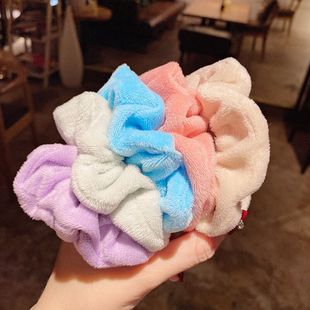 INS Chic Elegant Hair Rope Cute Colored Headband Female Korean Style Hair Band Flower Hairband Headdress Small Jewelry