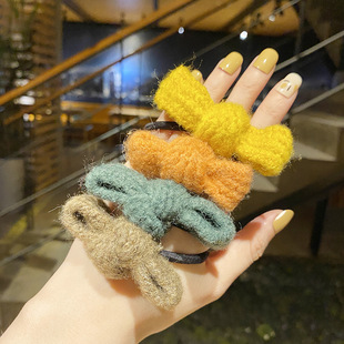 INS Chic Elegant Hair Rope Cute Colored Headband Female Korean Style Hair Band Flower Hairband Headdress Small Jewelry