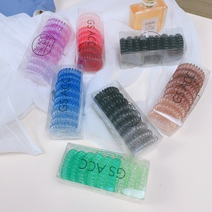 INS Chic Elegant Hair Rope Cute Colored Headband Female Korean Style Hair Band Flower Hairband Headdress Small Jewelry