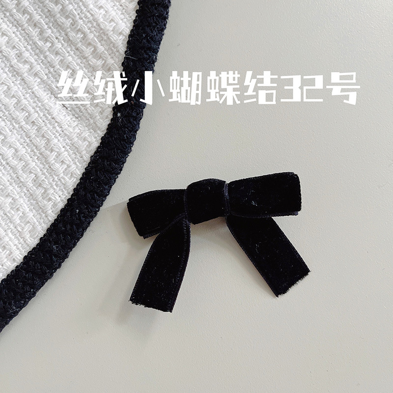 Korean-Style Light Luxury Black and White Flower Pearl Broken Hair Fringe Hairpin Girl Sweet Graceful Lovely BB Clip Hair Accessories Headdress