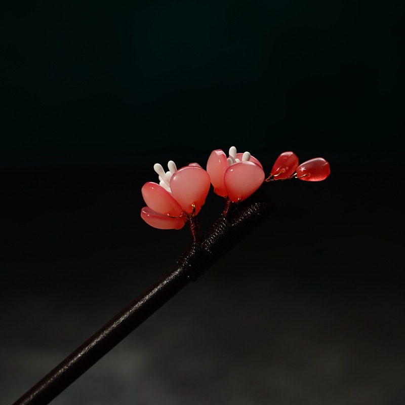 Wearing Flower New Original Design Hairpin Buyao Tassel Hair Clasp Han Chinese Clothing Accessories Archaistic Headdress