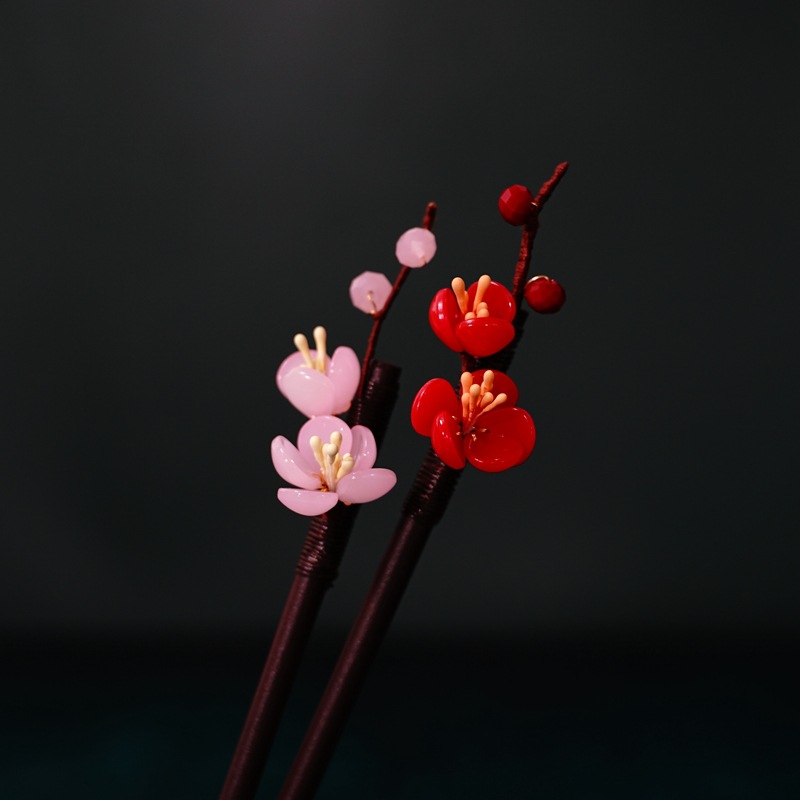 Wearing Flower New Original Design Hairpin Buyao Tassel Hair Clasp Han Chinese Clothing Accessories Archaistic Headdress
