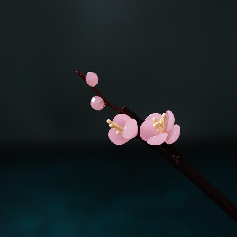 Wearing Flower New Original Design Hairpin Buyao Tassel Hair Clasp Han Chinese Clothing Accessories Archaistic Headdress