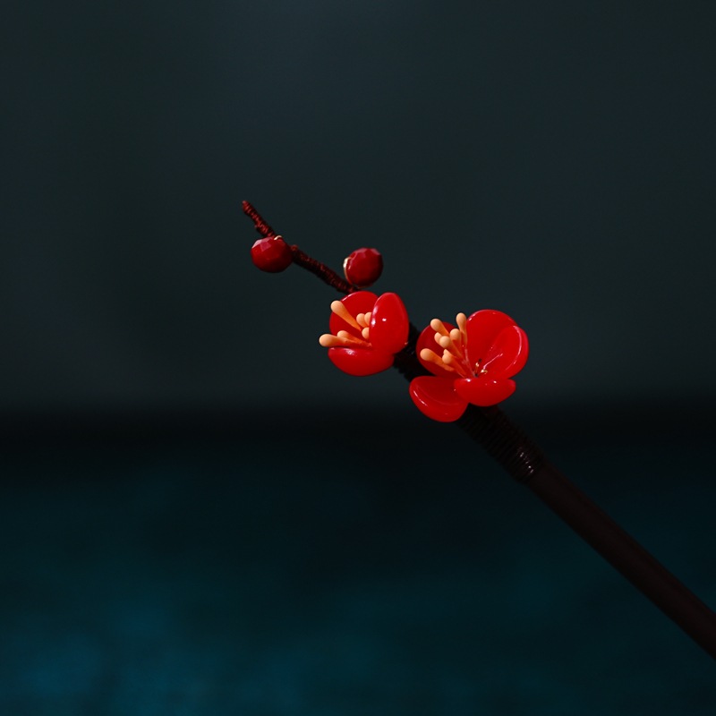 Wearing Flower New Original Design Hairpin Buyao Tassel Hair Clasp Han Chinese Clothing Accessories Archaistic Headdress