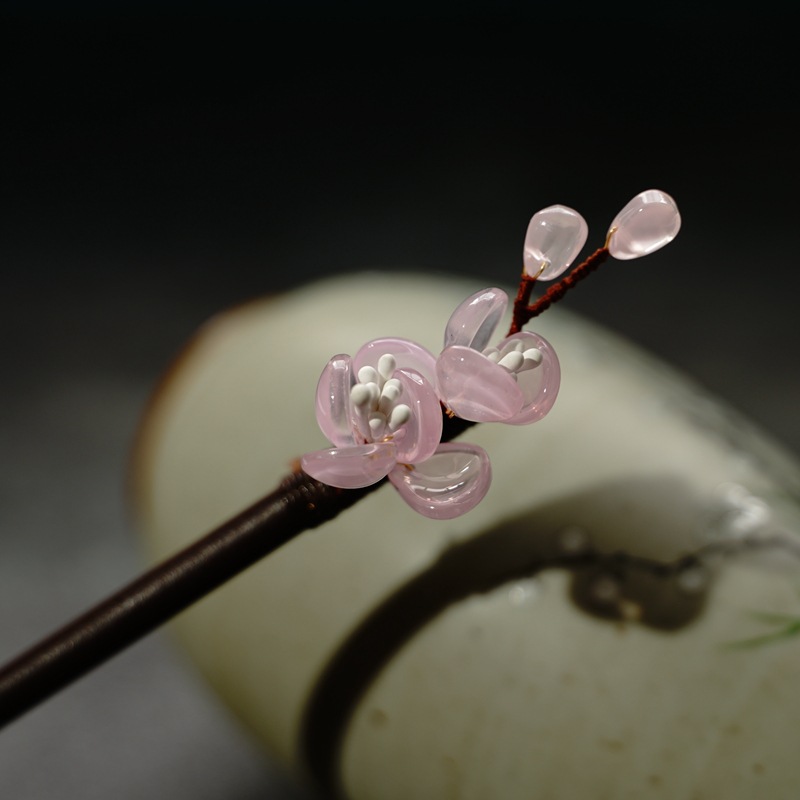 Wearing Flower New Original Design Hairpin Buyao Tassel Hair Clasp Han Chinese Clothing Accessories Archaistic Headdress