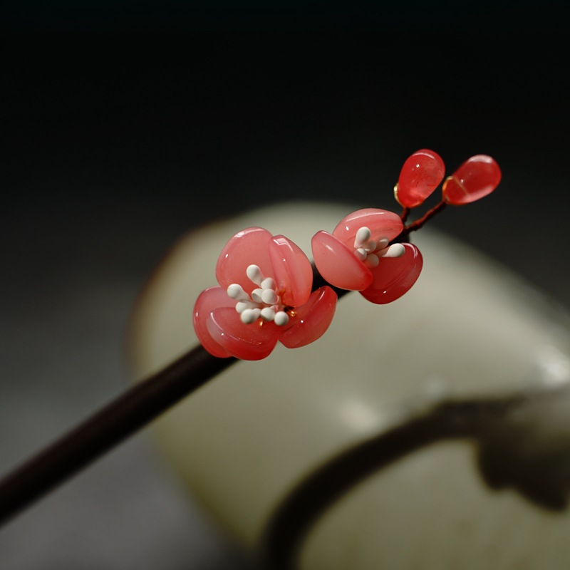 Wearing Flower New Original Design Hairpin Buyao Tassel Hair Clasp Han Chinese Clothing Accessories Archaistic Headdress