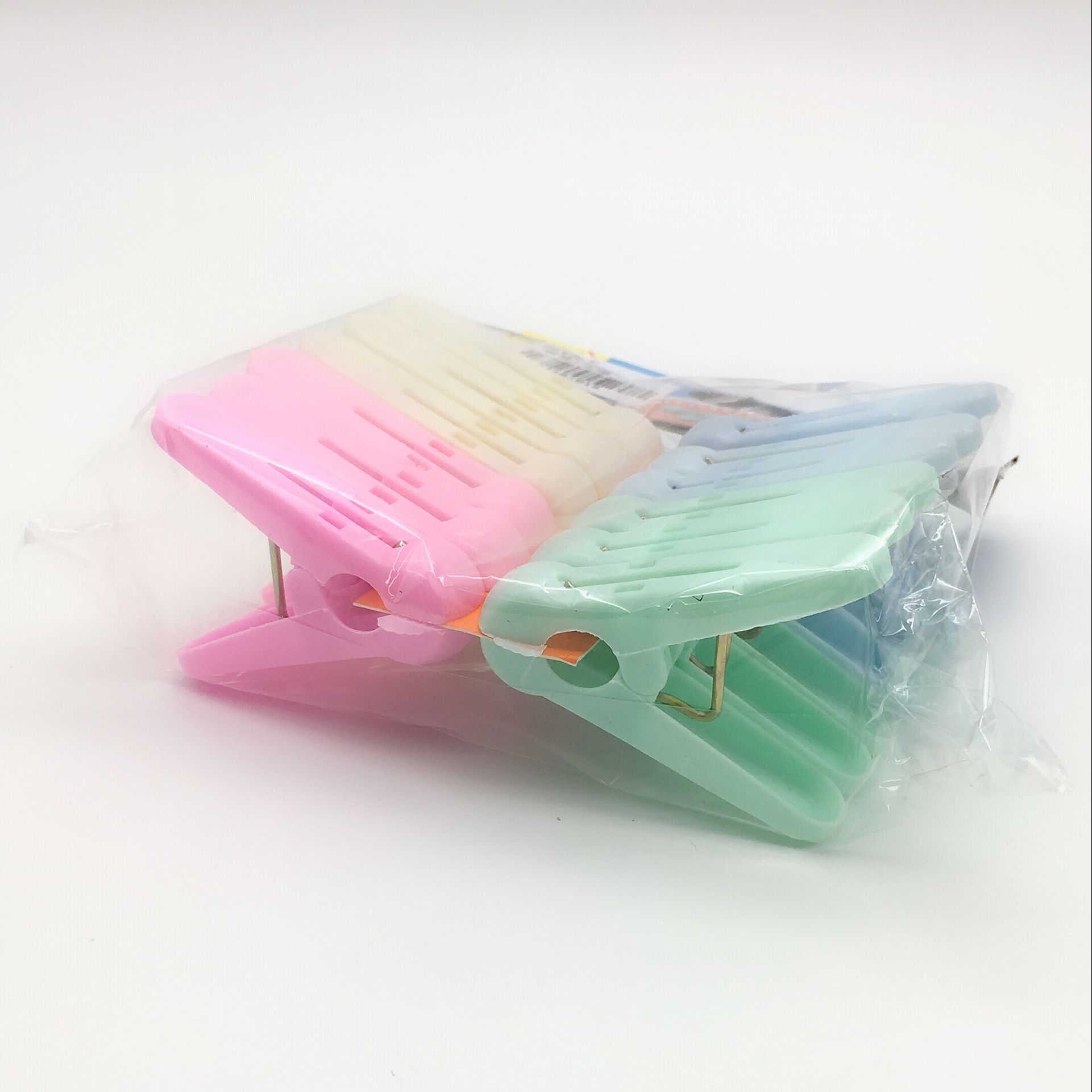 12 small color plastic clip clothes quilt drying clip strong wind clip