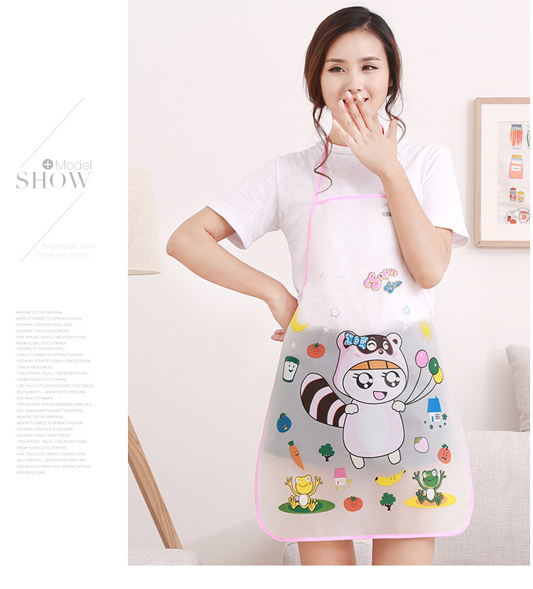 Cartoon Waterproof Advertising Apron Spot Halter Half-Length Kitchen Cartoon Apron PVC Apron Factory Direct Supply Wholesale Cartoon Waterproof Advertising Apron Spot Halter Half-Length Kitchen Cartoon Apron PVC Apron Factory Direct Supply Wholesale