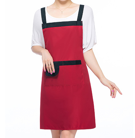 Korean fashion shoulder straps apron sleeveless apron waterproof dustproof antifouling oil
