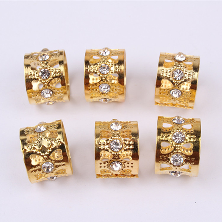 Dreadlocks Hair Extension Buckle Hair Extension Ring Metal Hollow Hair Ring Hair Buckle Heart Shape with Diamond Dreadlocks Hair Extension Buckle Hair Extension Ring Metal Hollow Hair Ring Hair Buckle Heart Shape with Diamond