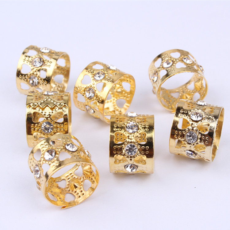 Dreadlocks Hair Extension Buckle Hair Extension Ring Metal Hollow Hair Ring Hair Buckle Heart Shape with Diamond Dreadlocks Hair Extension Buckle Hair Extension Ring Metal Hollow Hair Ring Hair Buckle Heart Shape with Diamond