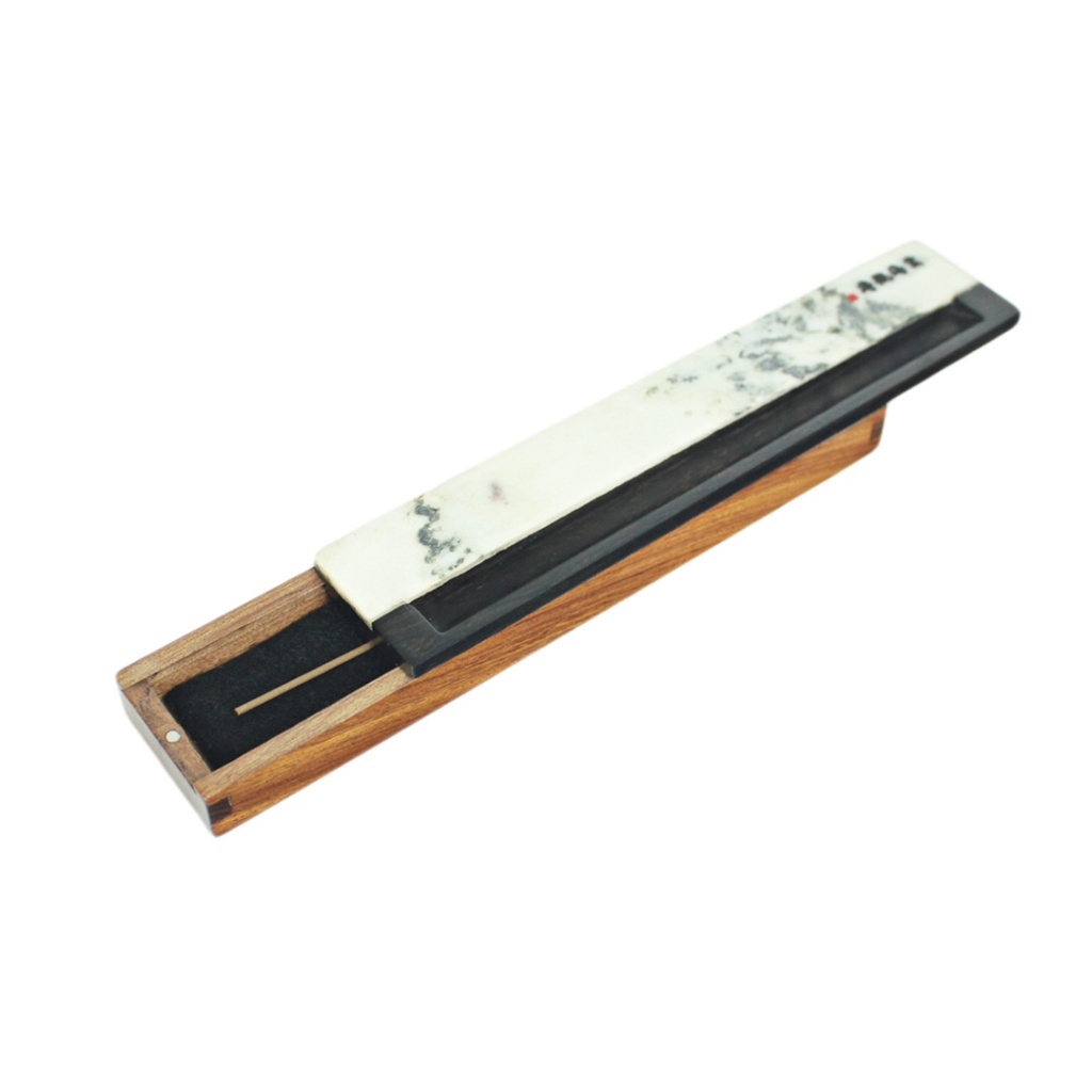 -- [5.0 Marble Top Ebony Incense Box] New Product
Material: Purple Sandalwood African Rosewood Marble