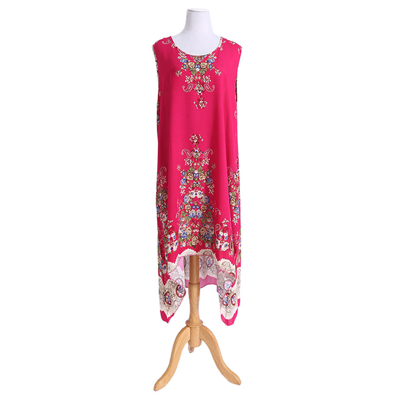 Amazon Temperament Long Dress Ethnic Style Robe Customized African Mother Loose plus-Sized Size Robe Wholesale