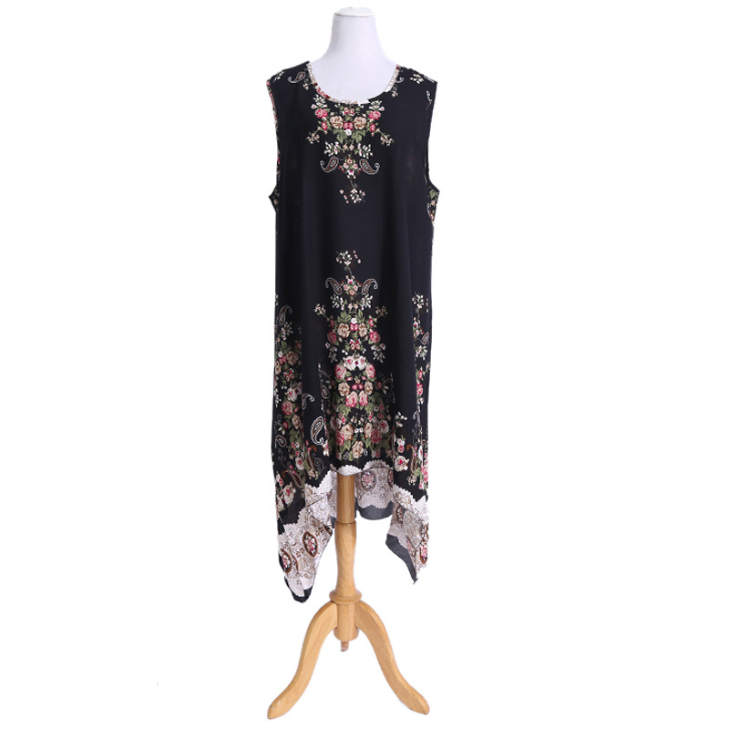 Amazon Temperament Long Dress Ethnic Style Robe Customized African Mother Loose plus-Sized Size Robe Wholesale