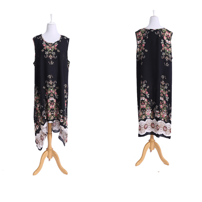 Amazon Temperament Long Dress Ethnic Style Robe Customized African Mother Loose plus-Sized Size Robe Wholesale