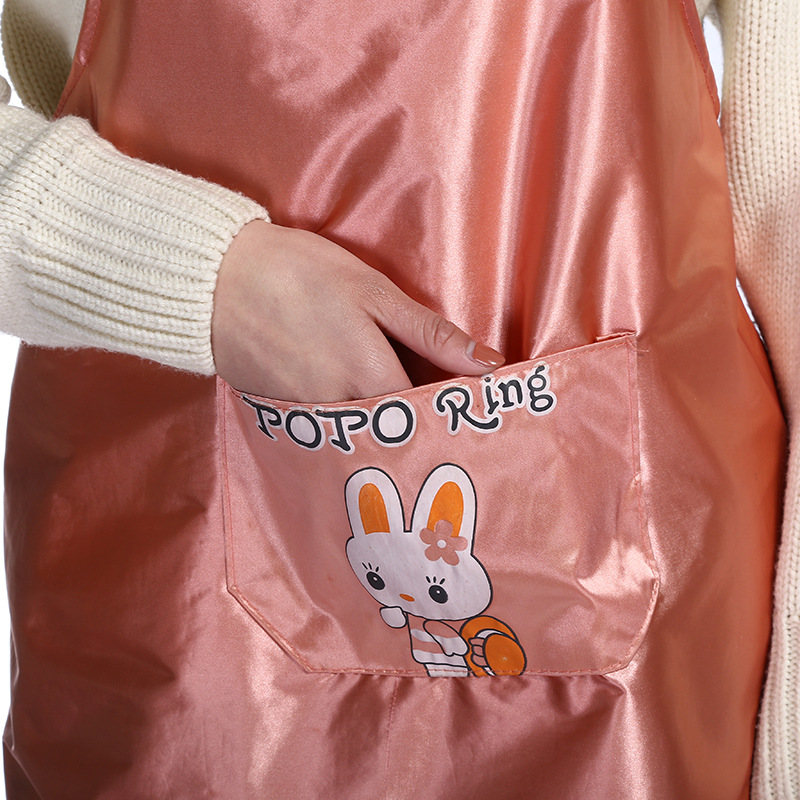 Special price new popular small rabbit waterproof and anti - pollution anti  apron manufacturers direct sales.