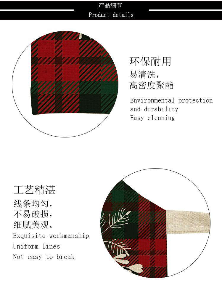 Cartoon Christmas Apron Home Cleaning Dustproof Special Sleeveless Apron Antifouling Halter Apron in Stock Wholesale