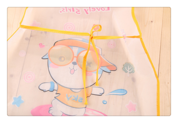 Household goods household goods household fashionable lovely apron PVC printing apron.