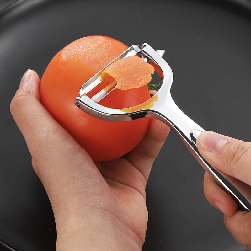 Zinc Alloy Peeler Potato Peeling Apple Paring Knife Fruit Household Beam Knife Kitchen Tools Customizable Logo