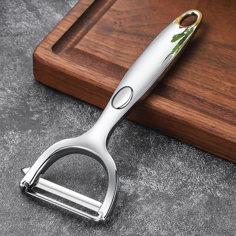 Zinc Alloy Peeler Potato Peeling Apple Paring Knife Fruit Household Beam Knife Kitchen Tools Customizable Logo