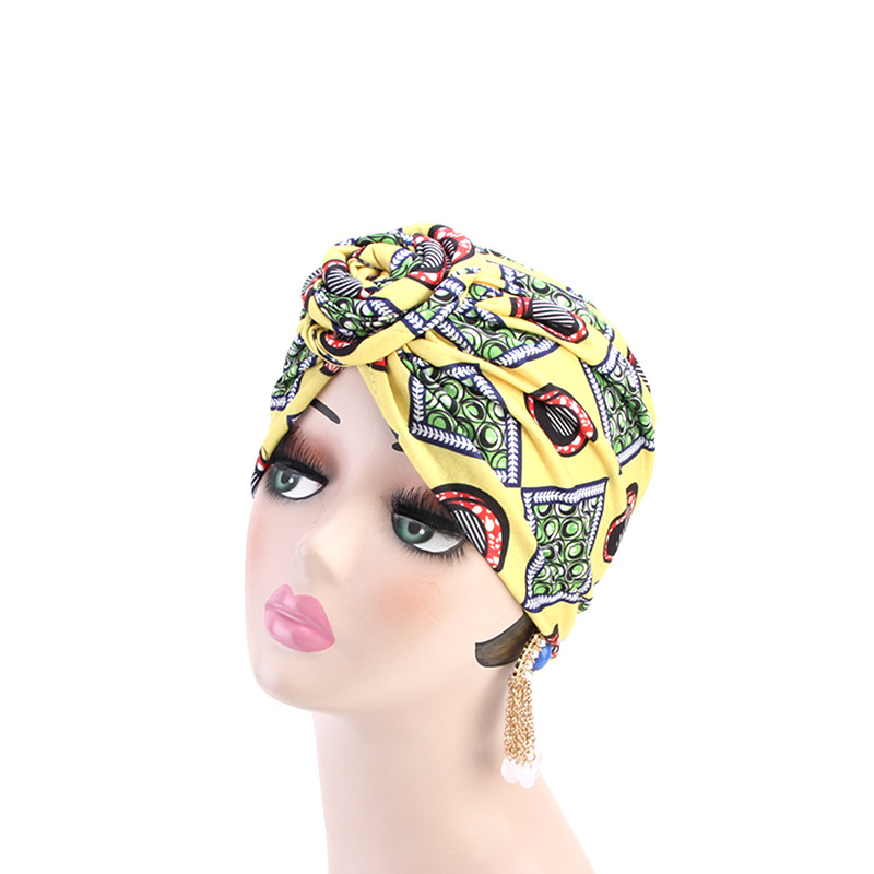 Foreign Trade Hot Selling Wind Vortex Knotted Tam-O'-Shanter African Fashion Fashion Cap Hat TJM-342 Foreign Trade Hot Selling Wind Vortex Knotted Tam-O'-Shanter African Fashion Fashion Cap Hat TJM-342
