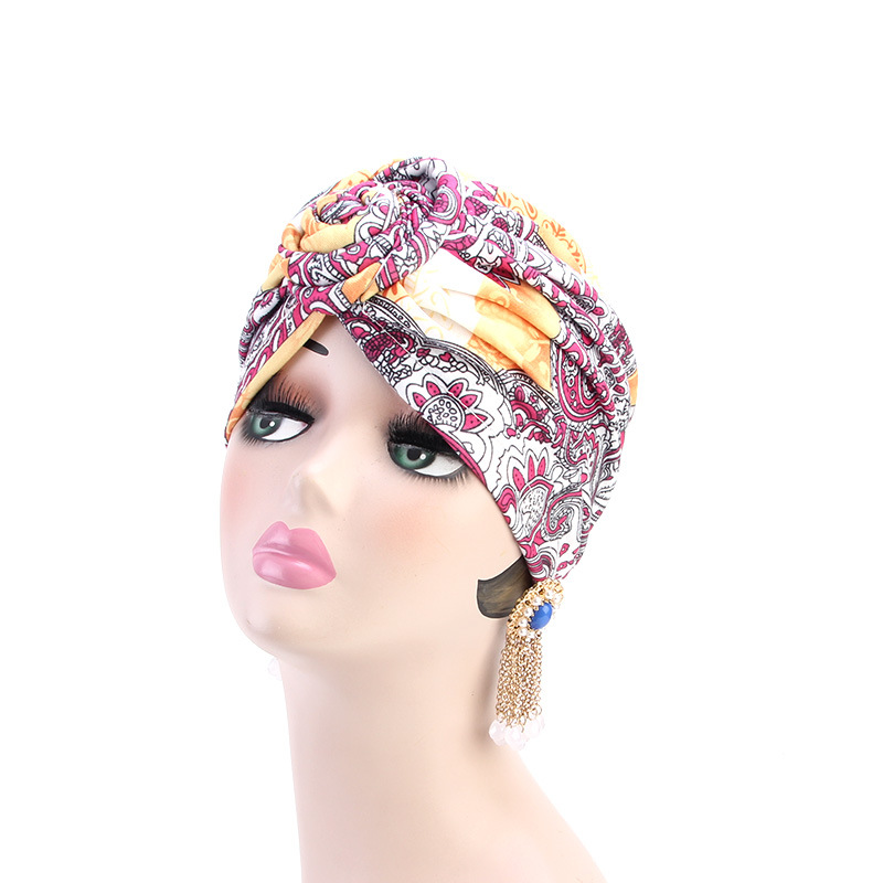 Foreign Trade Hot Selling Wind Vortex Knotted Tam-O'-Shanter African Fashion Fashion Cap Hat TJM-342 Foreign Trade Hot Selling Wind Vortex Knotted Tam-O'-Shanter African Fashion Fashion Cap Hat TJM-342