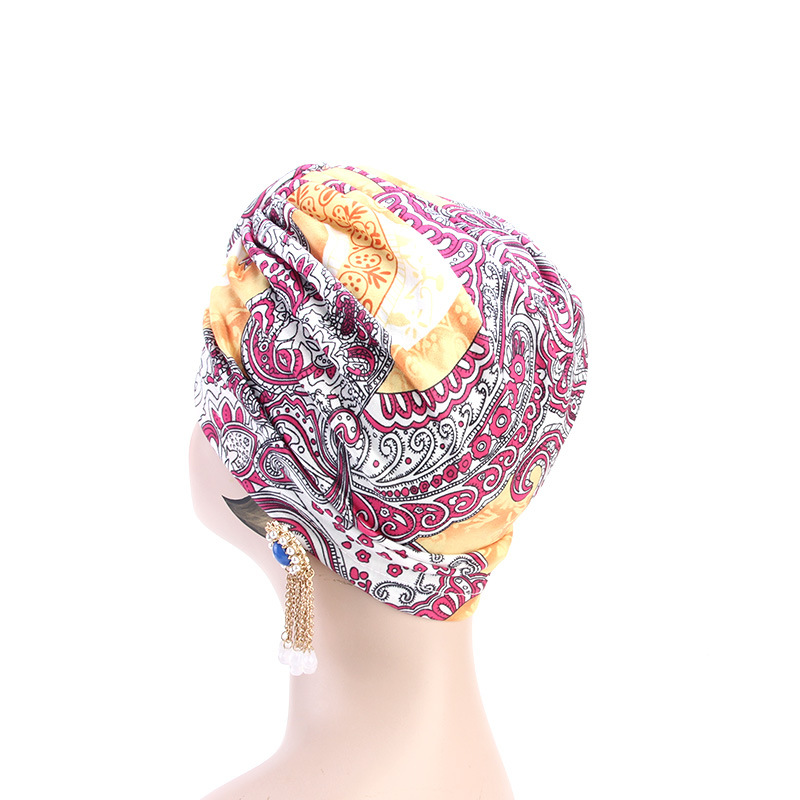 Foreign Trade Hot Selling Wind Vortex Knotted Tam-O'-Shanter African Fashion Fashion Cap Hat TJM-342 Foreign Trade Hot Selling Wind Vortex Knotted Tam-O'-Shanter African Fashion Fashion Cap Hat TJM-342