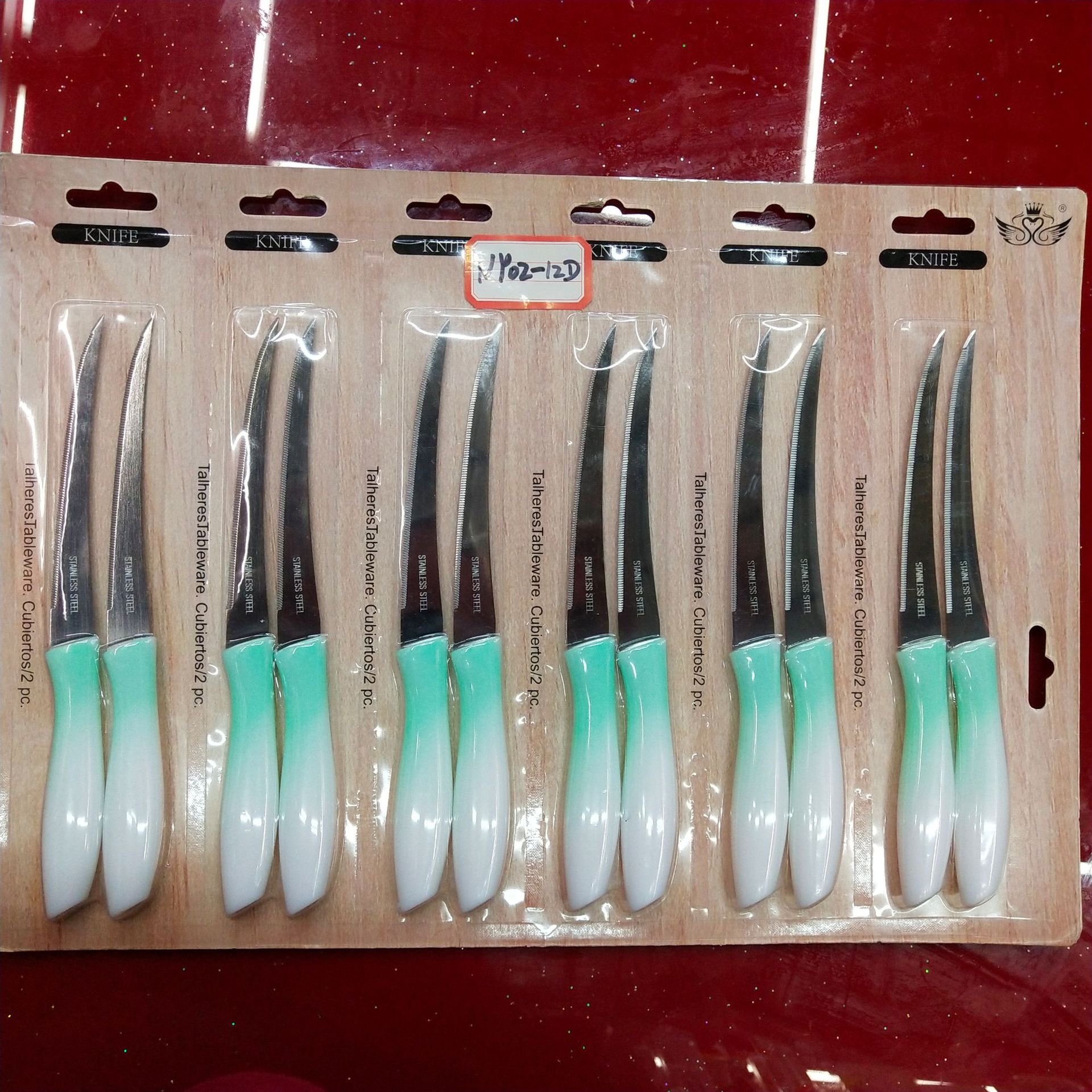 Candy Stainless Steel Multi-Functional Peeler Li Kou Fruit Knife Tooth Knife Steak Knife Peeler Scraping Skin Paring Knife Wholesale
