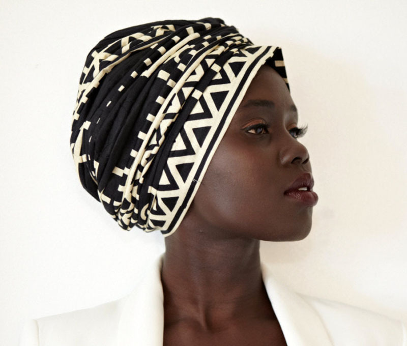 New Elastic Cotton Scarf Long Tail Cap Wrap Head Cap Tam-O'-Shanter African Wrap Head Scarf Hat