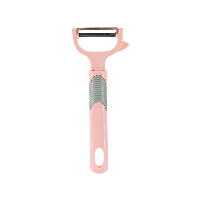 Wholesale Multi-Functional Stainless Steel Paring Knife Peeler Apple Peeler Potato Beam Knife Fruit Peeler Printed Logo