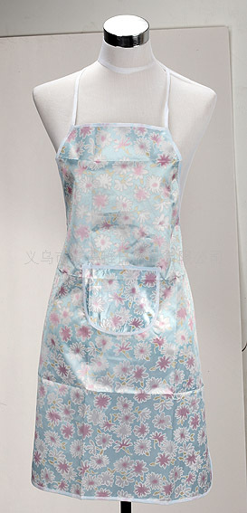 Modern simple and thickened kitchen adult waterproof apron can be washed fabric straps apron
