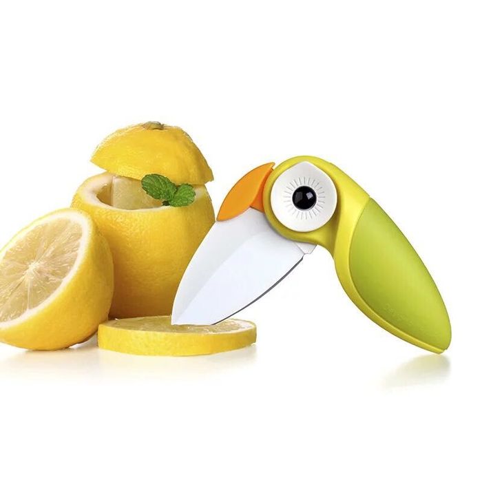 Taiwan Artiart authentic creative bird knife folding portable small ceramic knife paring knife paring knife cutter