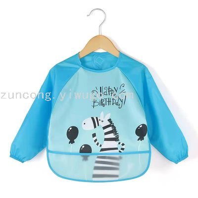 SOURCE Factory in Stock Supply: Children&#039;s Disposable Painting Clothes Baby Apron Food Bib