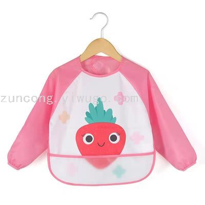 SOURCE Factory in Stock Supply: Children&#039;s Disposable Painting Clothes Baby Apron Food Bib