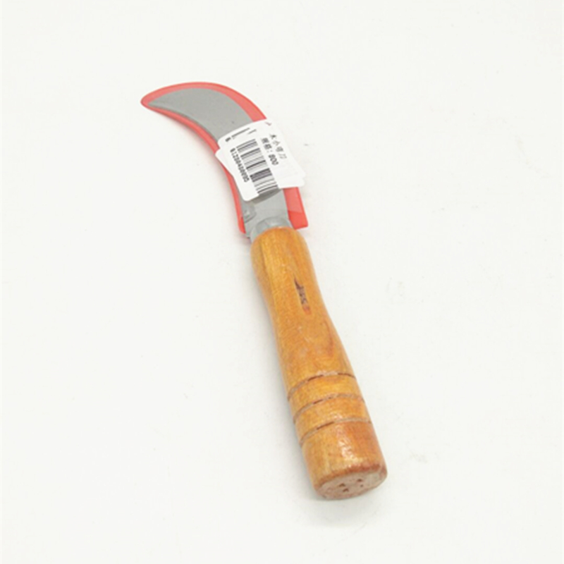 White stainless steel machete cut pineapple knife with wooden handle knife paring knife kitchen knife cut knife
