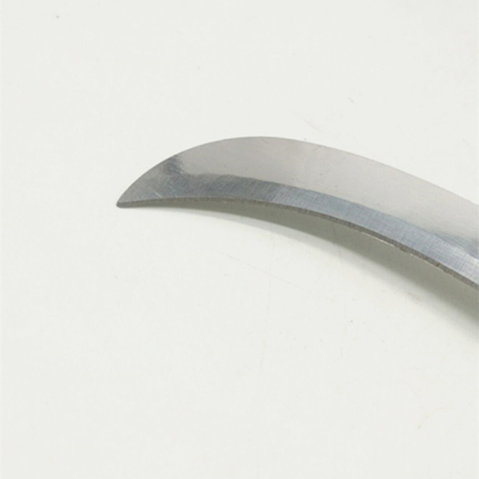 White stainless steel machete cut pineapple knife with wooden handle knife paring knife kitchen knife cut knife